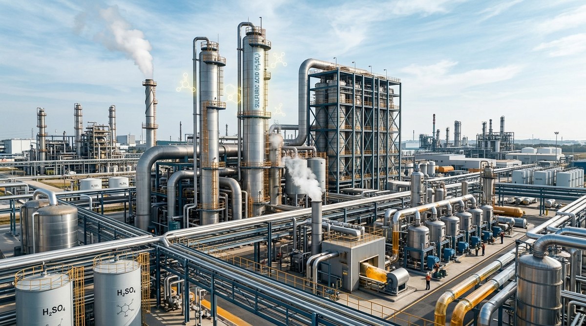 Comment l'Acide Sulfurique Domine l'Industrie Chimique Moderne