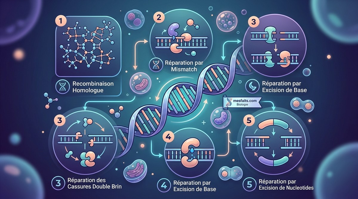 Comment la Méiose Répare-t-elle Notre ADN ? 5 Mécanismes Clés à Connaître