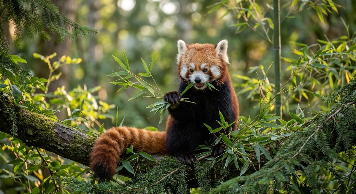 Pourquoi le panda roux passe-t-il 13 heures par jour à manger ?