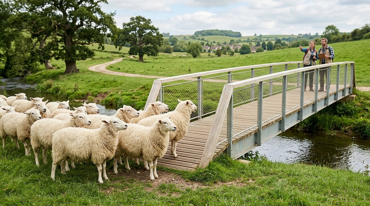 Pourquoi les moutons refusent-ils de traverser un pont ? L'explication surprenante des scientifiques